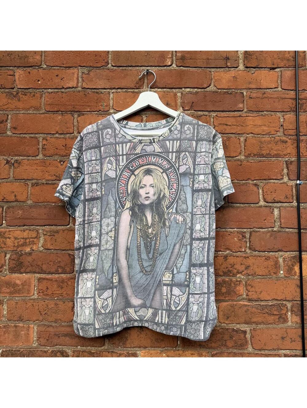 kate moss church AOP life is a joke eleven paris t shirt XS